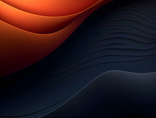 Wall Mural - abstract technology futuristic glowing curved line on dark blue background, abstract flow gradient b
