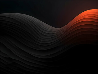 Wall Mural - abstract technology futuristic glowing curved line on dark blue background, abstract flow gradient b