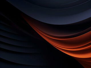 Wall Mural - abstract technology futuristic glowing curved line on dark blue background, abstract flow gradient b