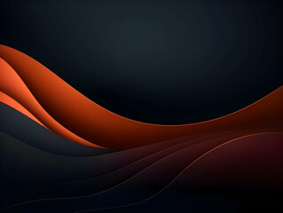 Wall Mural - abstract technology futuristic glowing curved line on dark blue background, abstract flow gradient b