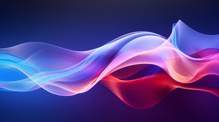 Poster - abstract background with smoke