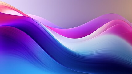 Wall Mural - A dynamic futuristic theoretical backdrop with wave plans