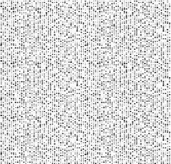 Vector fabric texture. Distressed texture of weaving fabric. Grunge background. Abstract halftone vector illustration. Overlay to create interesting effect and depth. Black isolated on white. EPS10.