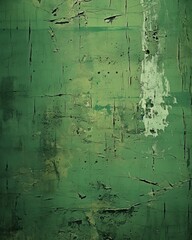 Wall Mural - Green grungy ripped distressed background wallpaper