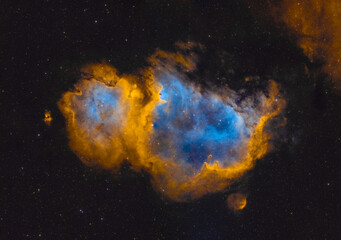 Wall Mural - soul nebula in the cassiopeia constellation, taken with my telescope.