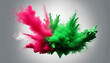 Il canto del vento: un'esplosione di polvere colorata realizzata dall'AI