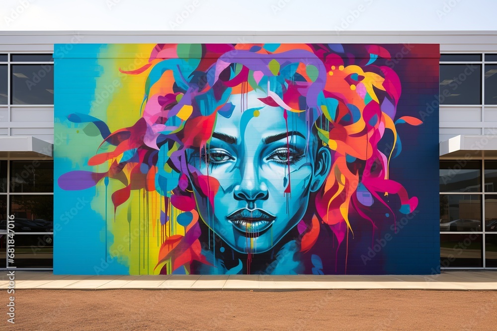 Transformative Education Art: Captivating street art with vibrant ...