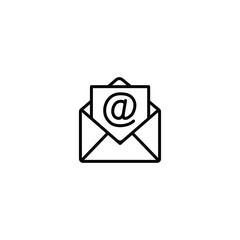 Wall Mural - envelope icon, mail icon, email sign vector