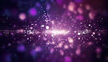 Abstract Background Purple Glitter Lights Defocused Christmas Light Glittering Magic Celebration Sparkle Black Bling Blurred Blurry Bokeh Bright Cosmic Dark Design Diamond Disco Dust Effect