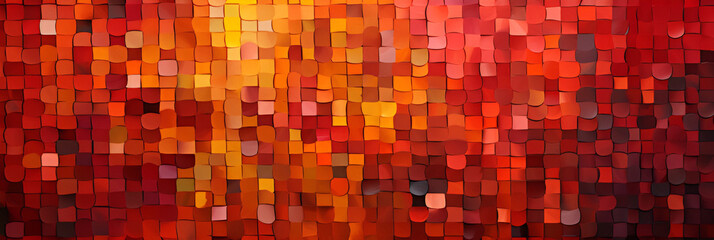 Wall Mural - Red and Yellow Abstract Background Image | generative AI