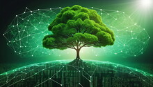 The Green Tech Startup: A Tree Growing From Data