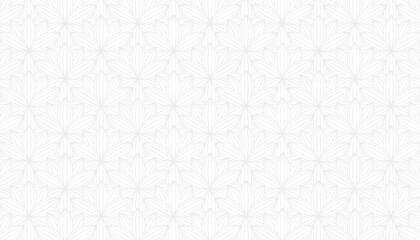 Wall Mural - white abstract pattern background with floral style and seamless concept