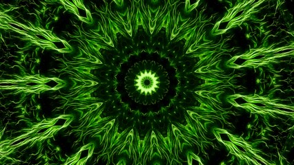Wall Mural - animation of pattern with energy lines in space. animation. hypnotic pattern with moving luminous th