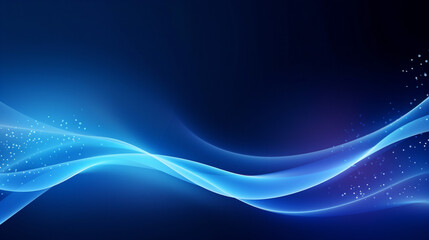 Poster - Blue Abstract Background