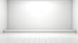 © duyina1990 - Pure White Background of Floor and Empty Room