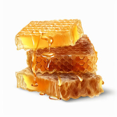 Wall Mural - The Beauty of Honey and Honeycomb