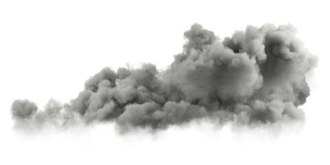 Aufkleber - Cut-out storm clouds weather flowing isolated backgrounds 3d rendering png