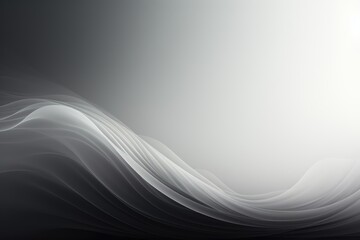 Wall Mural - in this abstract background image, dynamic waves with a gradient are surrounded by a foggy atmospher