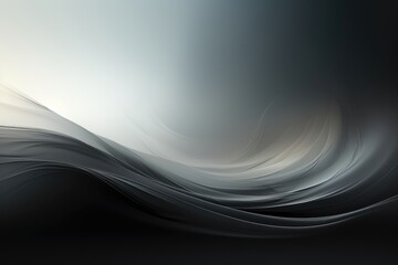 Wall Mural - in an abstract background image, a desaturated gradient accentuates a dynamic ocean wave enveloped i