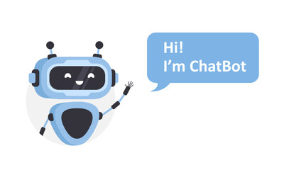 Wall Mural - robot chatbot icon. online communication concept. ai assistant support. artificial intelligence tech