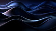 © ako-photography - Blue abstract wavy background. 3d illustration.
