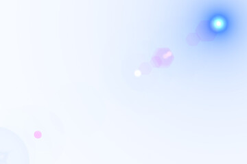 Wall Mural - digital png illustration of blue shiny lens flare effect on transparent background