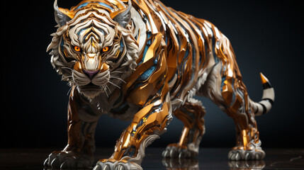 Wall Mural - Fierce Tiger Wallpaper