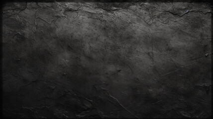 Grunge and scratch on black metal plate background