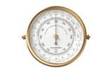 Fototapeta  - Vintage Style Barometer Instrument Isolated on Transparent Background