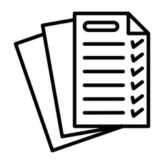 Sticker - List Icon