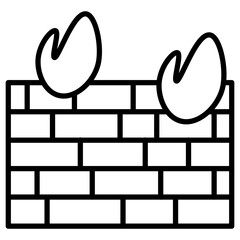 Wall Mural - Firewall Icon