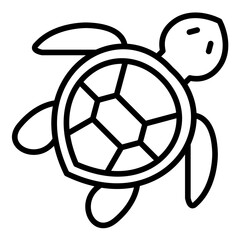 Wall Mural - Turtle Icon