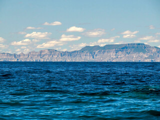 Wall Mural - coast of mexico from baja california cortez sea on extraordinary clear day