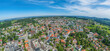 Stadtpanorama von Lindenberg im Westallgäu aus der Luft