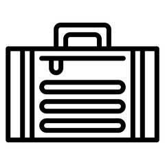 Poster - Luggage Line Icon