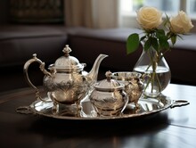 Antique Silver Tea Set