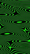 Green Hypnotic Circles Motion Background Vertical Video