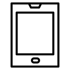 Wall Mural - Tablet Line Icon