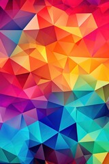 Wall Mural - a colorful and intricate pattern of geometric shapes