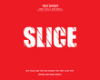 © suci - Slice word editable text effect