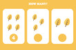 © Emre Akkoyun - Counting game for kids. How many autumn leaf are there? Educational worksheet design for children.