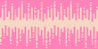 © Olgastocker - Vector seamless pattern. Simple hot pink and beige background with rounded lines, curved fluid shapes, sound waves. Halftone transition effect. Modern retro style texture. Trendy repeated geo design