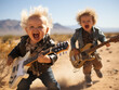 Rock'n'Roll Kids in der Wüste
