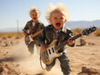 Lederjacken und Gitarren: Junge Wüstenrocker