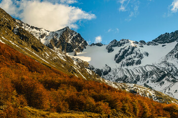 Canvas Print - Martial glacier, ushuaia, tierra del fuego, argentina