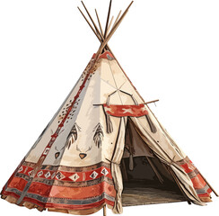 Wall Mural - Native american tent clip art