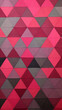 A patchwork of magenta and gray triangles
