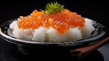 Salted Pollack Roe With Steamed Rice