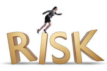 Wall Mural - Risk management concept with letters