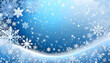 © Perecciv - winter frosty patterns, pale blue winter blizzard background for design, Christmas theme,